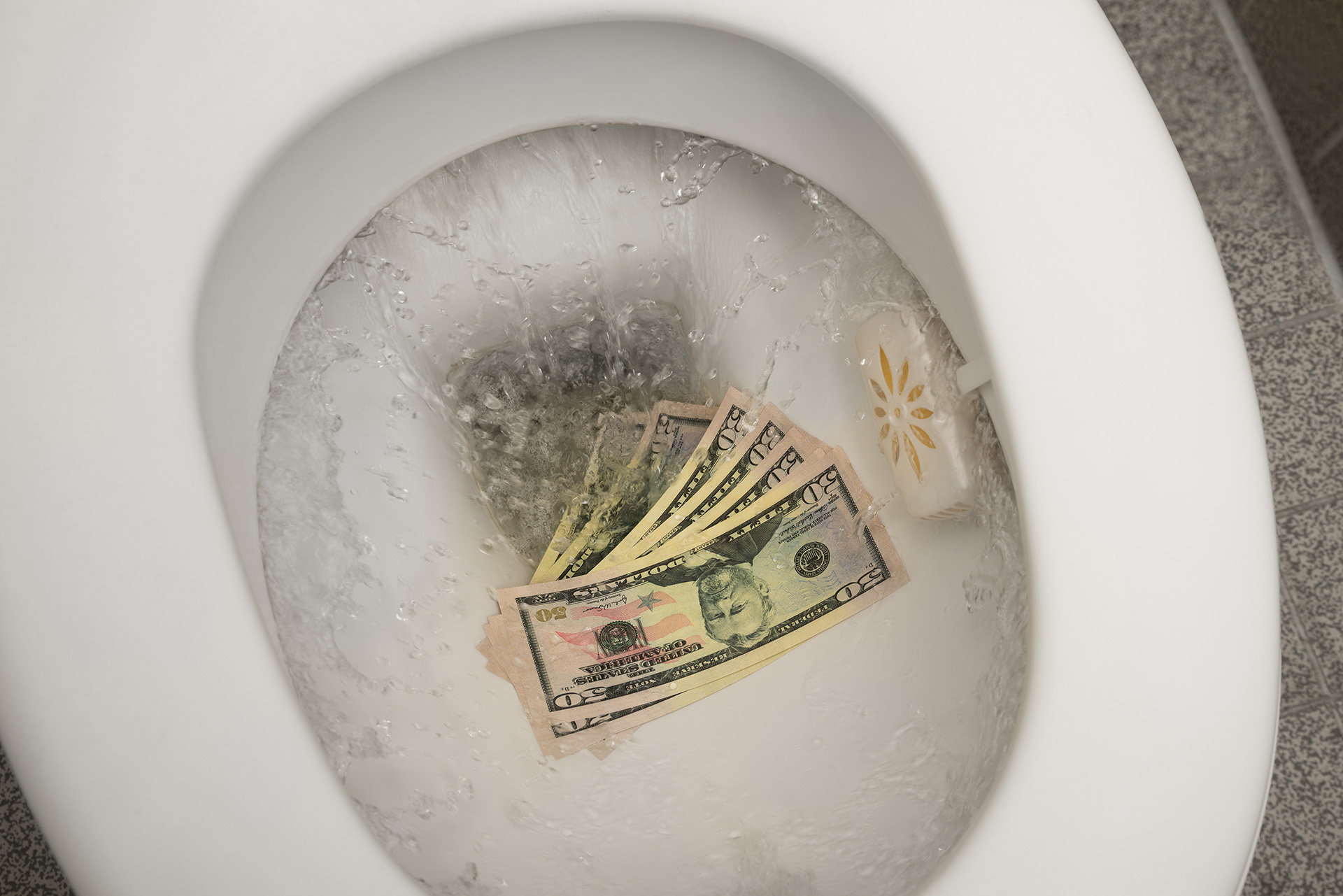 revenue leakage - cash being flushed